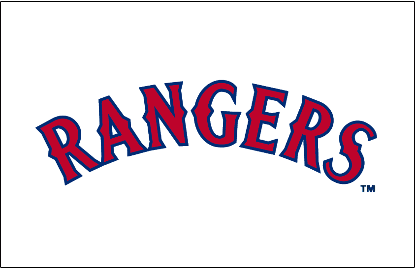 Texas Rangers 1994-2000 Jersey Logo iron on transfers for clothing